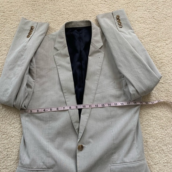 J.Crew Ludlow Cotton Striped Blazer 40L - Picture 4 of 8